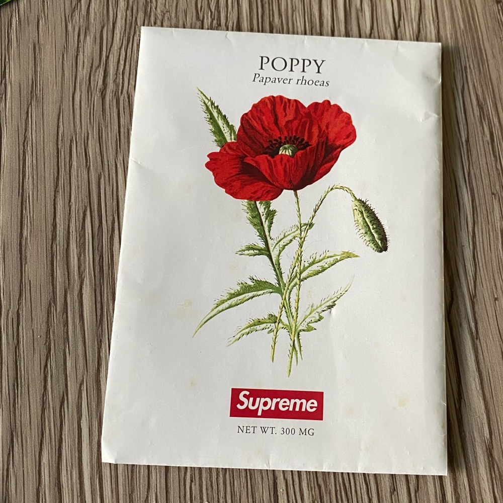 SUPREME Limited Edition Poppy Seeds & Stickers